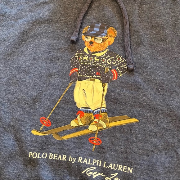 POLO RALPH LAUREN Skiing Polo Bear Hoodie - Picture 3 of 4